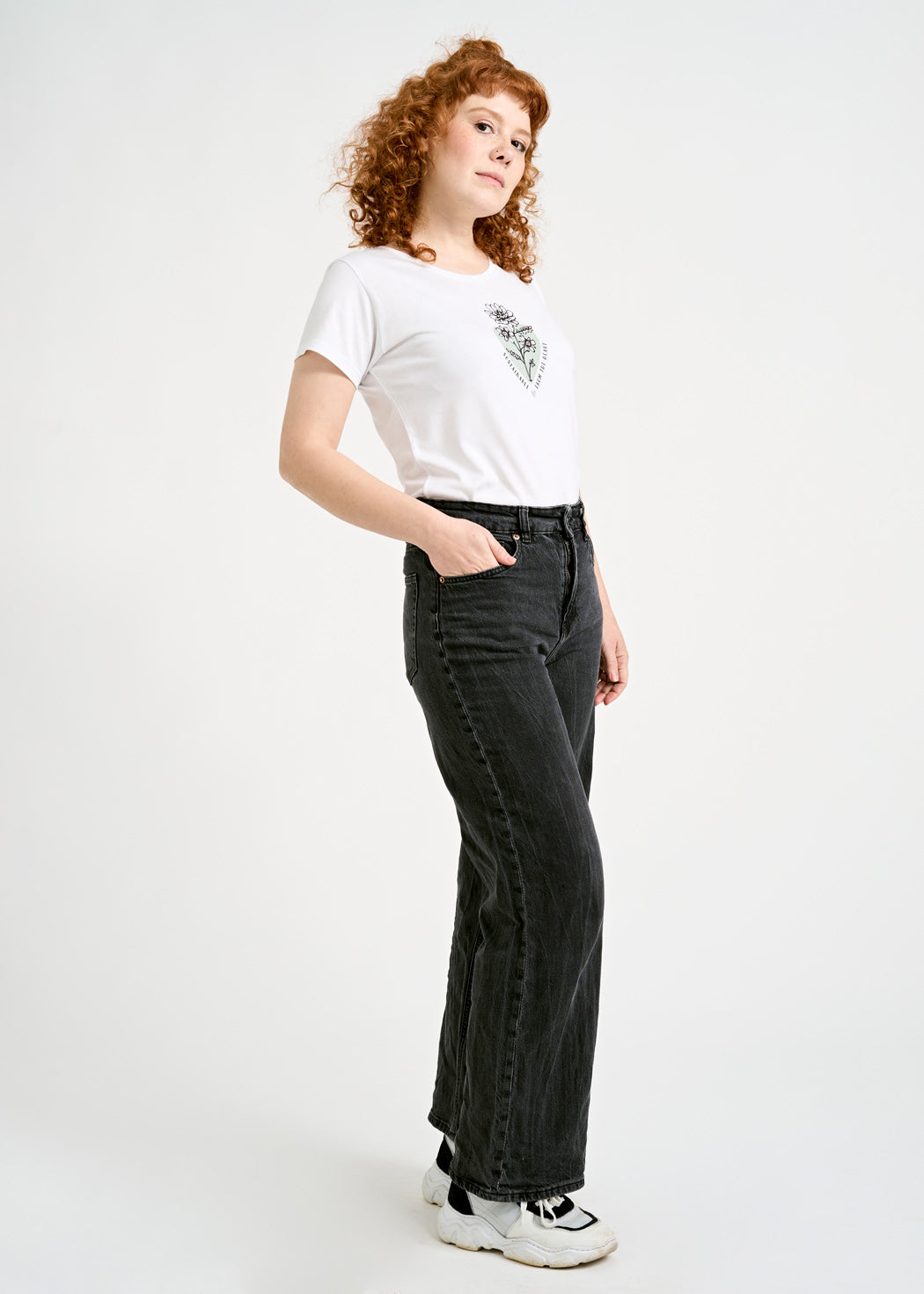 DAMEN WOODSHIRT SLIM SARAH SUSTAINABLE HEART