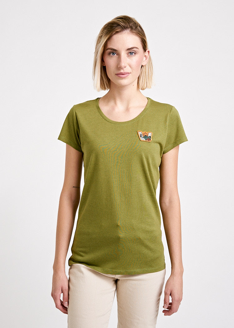 DAMEN WOODSHIRT SLIM SARAH WIJLD VIEW