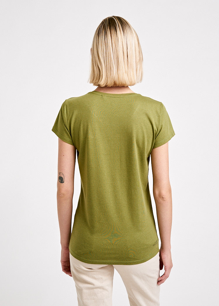 DAMEN WOODSHIRT SLIM SARAH WIJLD VIEW