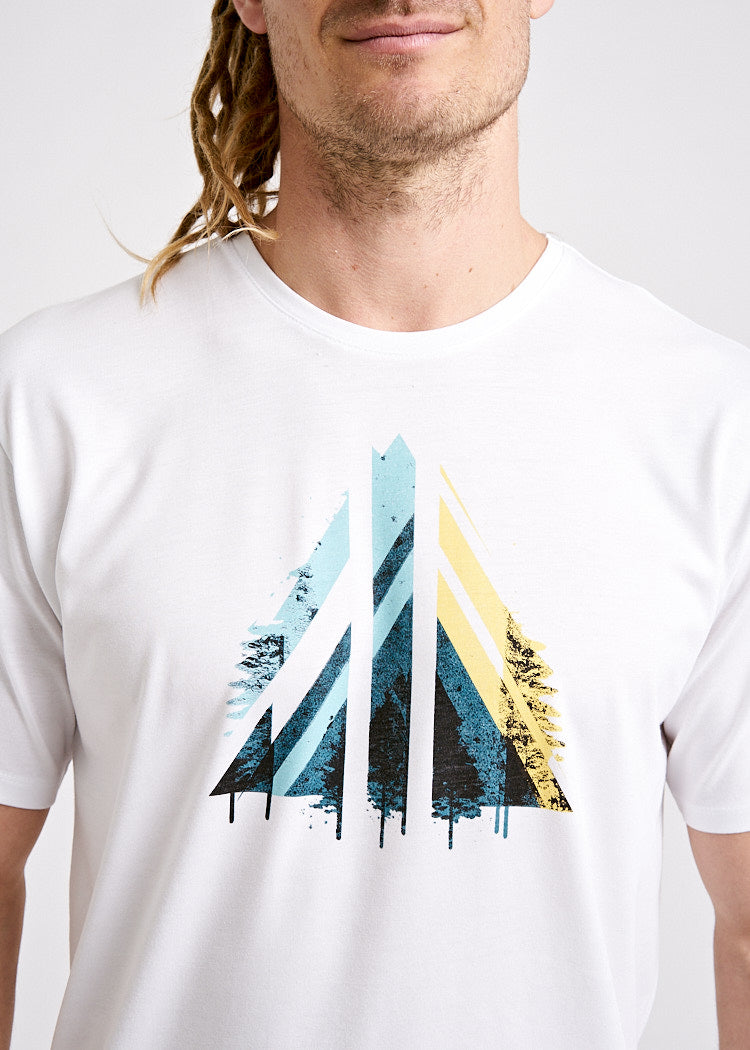 MEN'S WOODSHIRT LOOSE TIMO DISTORTED TRIANGLE