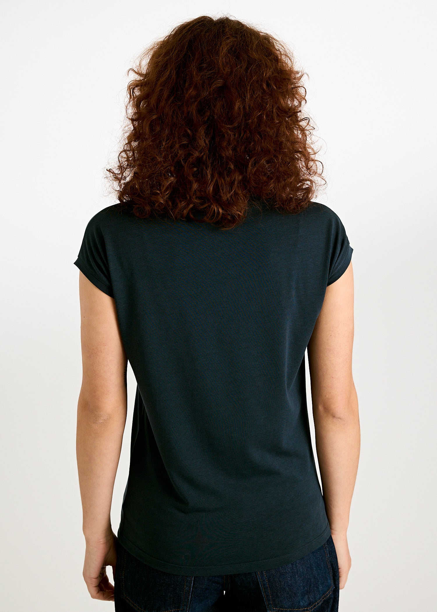 DAMEN WOODSHIRT KIMONO ELENA CARBON