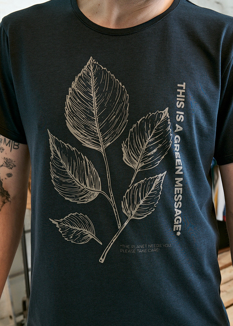 HERREN WOODSHIRT ALEX GREEN MESSAGE